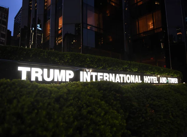 Nueva York Estados Unidos Mayo 2018 Trump International Hotel Tower — Foto de Stock