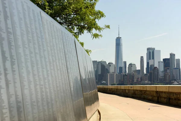Nueva York Estados Unidos Junio 2018 Muro Honor Los Inmigrantes — Foto de Stock