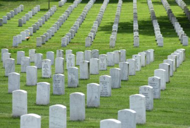 Washington, Dc - 01 Haziran 2018: Arlington National Cemetery.