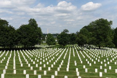 Washington, Dc - 01 Haziran 2018: Arlington National Cemetery.