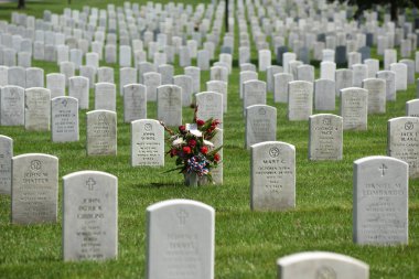 Washington, Dc - 01 Haziran 2018: Arlington National Cemetery.