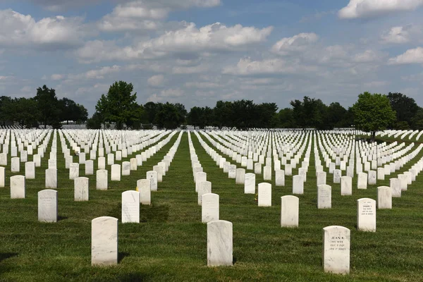 Вашингтон Округ Колумбия Июня 2018 Года Арлингтонское Национальное Кладбище — стоковое фото