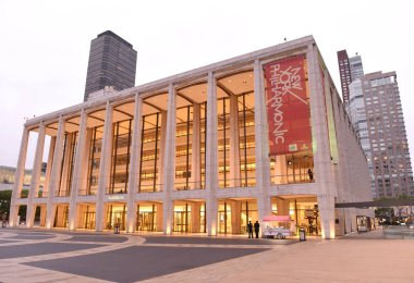 New York, USA - May 29, 2018: David Geffen Hall (New York Philharmonic). clipart