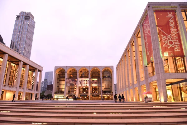 New York Verenigde Staten Mei 2018 Mensen Het Lincoln Center — Stockfoto