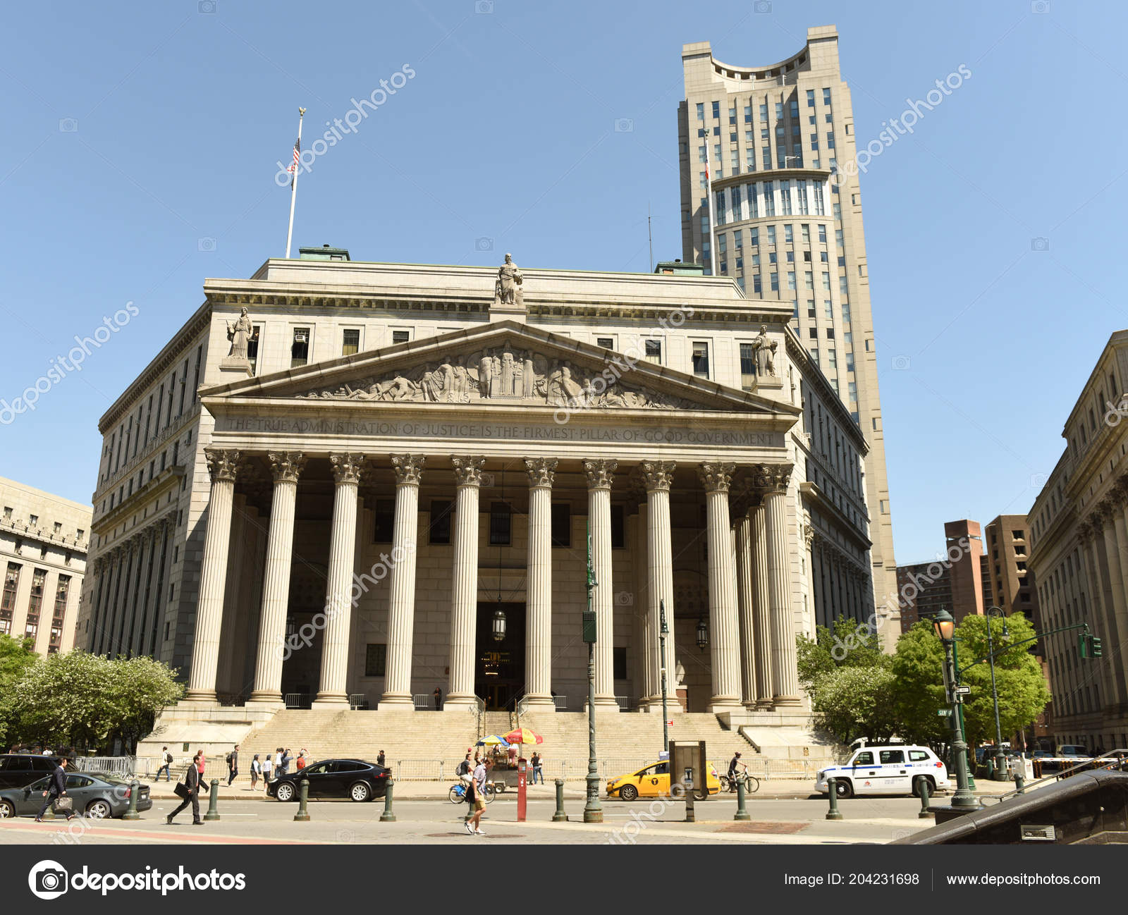 New York Usa May 2018 New York County Supreme Court — Stock - Main Image