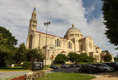 Washington, Dc - 01 Haziran 2018: Immaculate Conception Amerika Katolik Üniversitesi Ulusal tapınak Bazilikası
