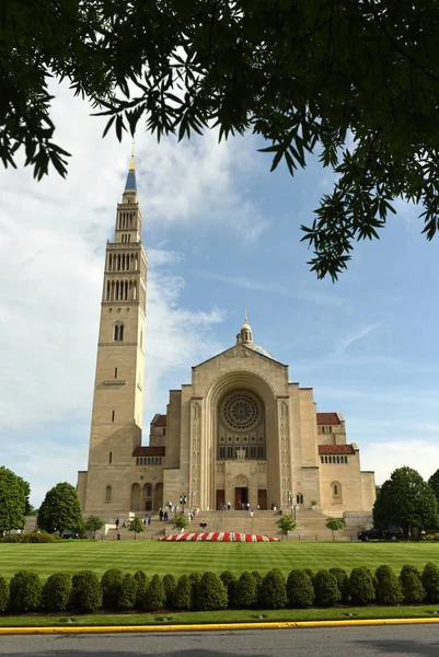 Basílica Santuário Nacional Imaculada Conceição Washington — Fotografia de Stock