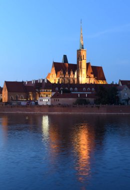 Kilise Kutsal Haç ve St Bartholomew Wroclaw, Polonya