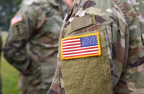 Форма флага армии США. Армия США
