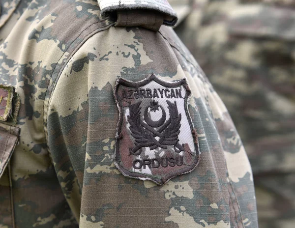 Azerbajdzjan Militär Uniform Azerbajdzjan Armén — Stockfoto