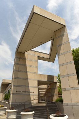 Philadelphia, Amerika Birleşik Devletleri - 29 Mayıs 2018: Ulusal Anayasa merkezi Philadelphia, PA. 