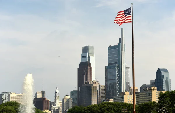 Philadelphia Városkép Amerikai Egyesült Államok — Stock Fotó