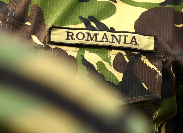 Армійське Обмундирування Румунії Румунських Військ — стокове фото
