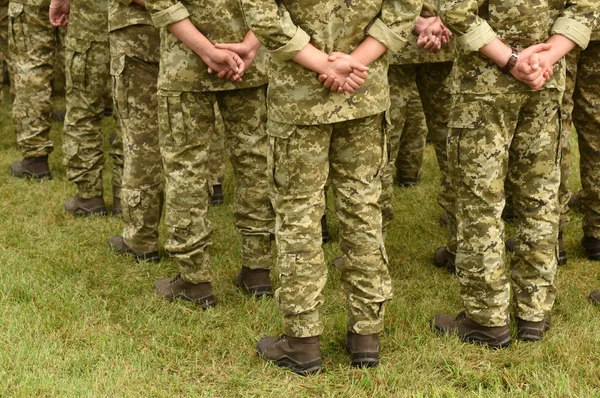 Askerler Arkasından Asker Ordu Asker — Stok fotoğraf
