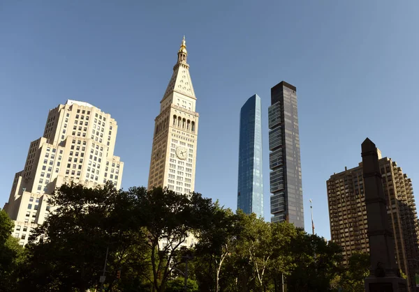 New York Városkép Manhattan Felhőkarcoló Madison Avenue New York City — Stock Fotó