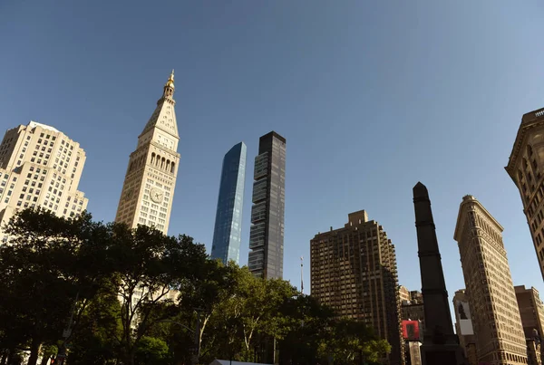 Paisaje Urbano Nueva York Rascacielos Manhattan Madison Avenue Nueva York — Foto de Stock