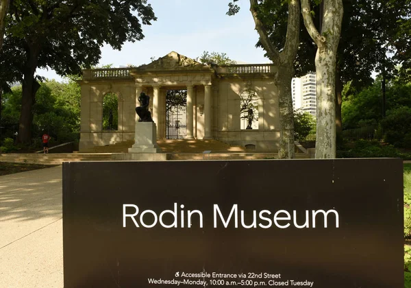 Philadelphia Usa Maj 2018 Rodin Museum Philadelphia Usa - Stock-foto