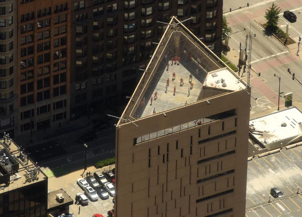 Chicago Estados Unidos Junio 2018 Top View Metropolitan Correctional Center — Foto de Stock