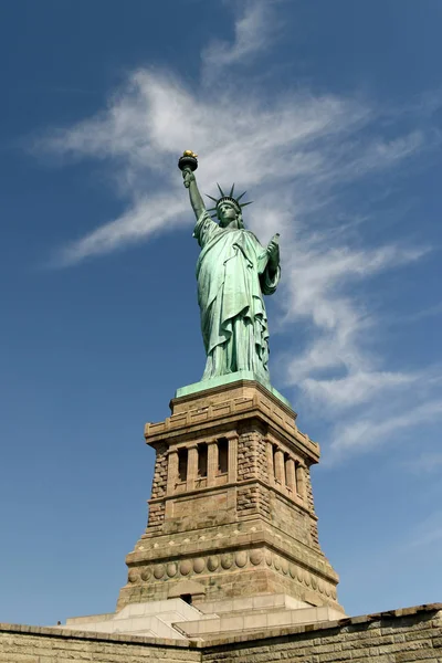 Szobor Szabadság New York Amerikai Egyesült Államok — Stock Fotó