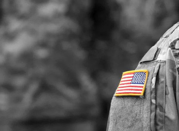 Tropas Estadounidenses Soldados Estadounidenses Ejército —  Fotos de Stock