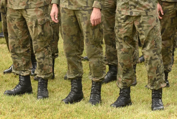 Askerler Bacaklar Asker Ordu Asker — Stok fotoğraf