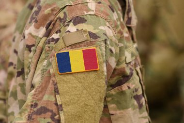 Chad bayrak asker kolundaki. Çad Cumhuriyeti askerleri (kolaj)
