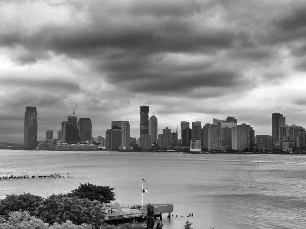 New Jersey City Stadsbild Jersey City New Jersey Från Manhattan — Stockfoto