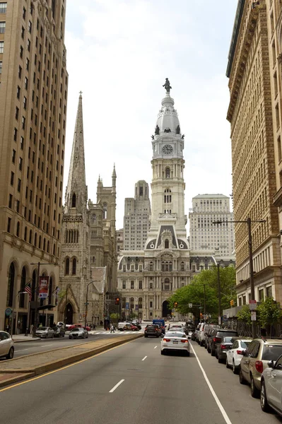 Philadelphia, Amerikai Egyesült Államok - 2018. május 29.: Philadelphia City Hall-ban downtown, Philadelphia, Pa, Amerikai Egyesült Államok — Stock Fotó