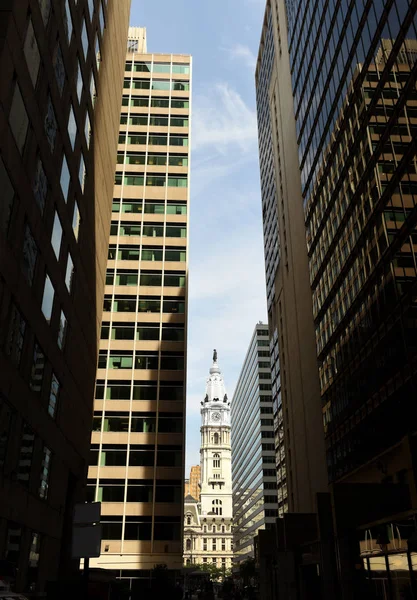 Philadelphia City Hall no centro de Filadélfia, PA, EUA — Fotografia de Stock