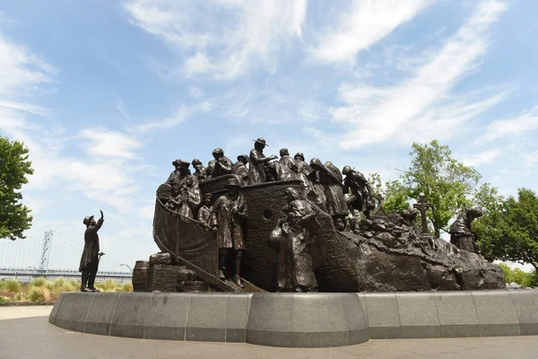 Filadelfia Usa Maggio 2018 Irish Memorial Penn Landing Filadelfia Usa — Foto Stock