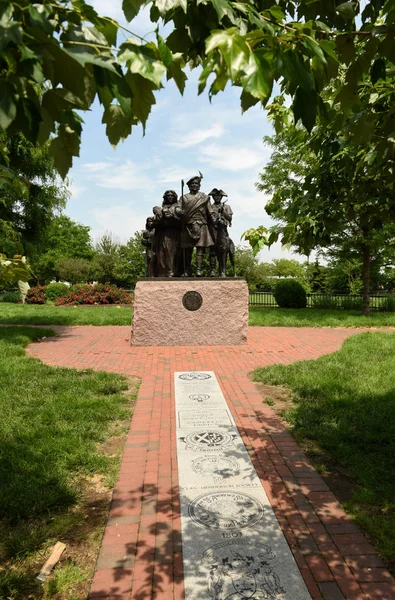 Philadelphia Usa May 2018 Monument Scottish Immigrants Philadelphia Usa — Stock Photo, Image