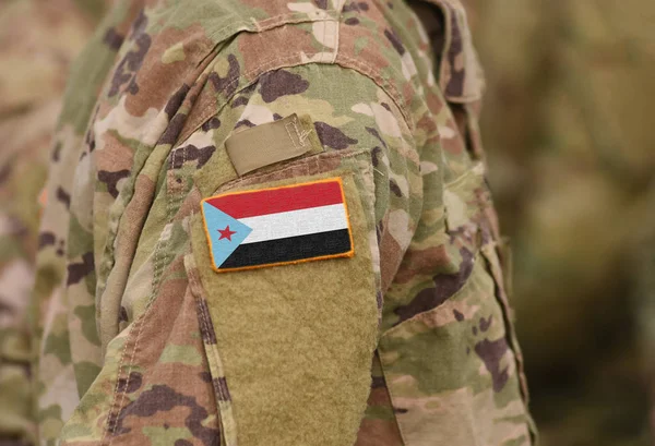 Σημαία Του Νότιου Κινήματος Μερικές Φορές Γνωστό Νότια Υεμένη Κυκλοφορία — Φωτογραφία Αρχείου