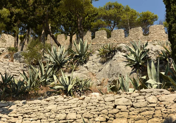 크로아티아의 타운에 스페인 — 스톡 사진
