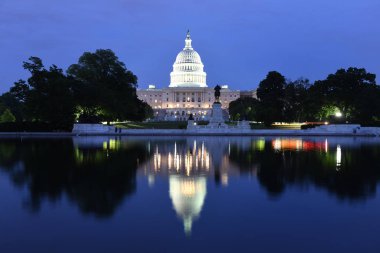 Gece, Washington, Dc, ABD Capitol binası