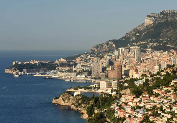 Monaco and Beausoleil, Cote d'Azur of French Riviera — Stock Photo, Image