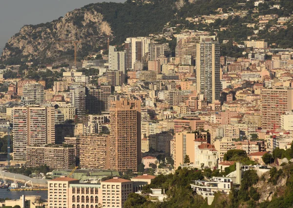 Μονακό και Beausoleil, Κυανή ακτή της γαλλικής Ριβιέρα — Φωτογραφία Αρχείου