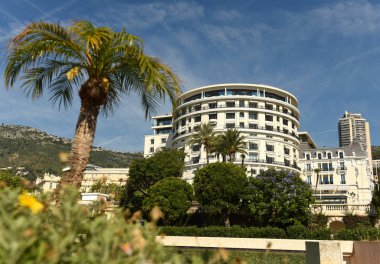 Monako - 23 Haziran 2019: Hotel de Paris Monte-Carlo, Monako.