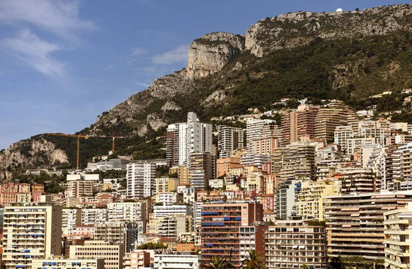 Monaco och Beausoleil fastigheter, Cote d'Azur av franska Rivieran — Stockfoto