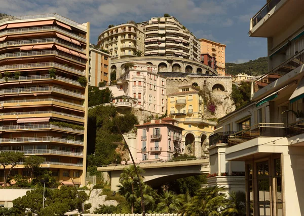 Cidade do Mónaco. Mônaco e Beausoleil imóveis — Fotografia de Stock