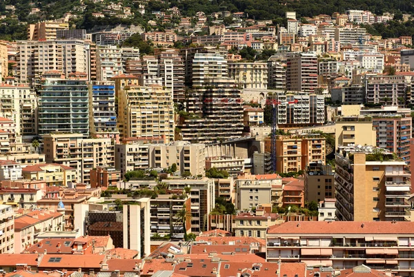 Monaco och Beausoleil fastigheter, Cote d'Azur av franska Rivieran — Stockfoto