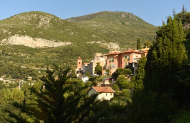 Roquebrune-Cap-Martin, Provence-Alpes-Cote d'Azur, Fransa.  
