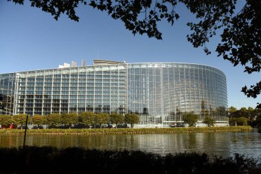 Avrupa Parlamento Binası Strasbourg, Fransa.