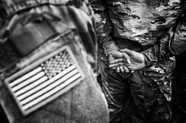 Día Los Veteranos Soldado Estadounidense Ejército Las Fuerzas Armadas Estados —  Fotos de Stock