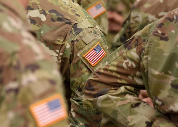 Veteranendag Amerikaanse Soldaat Het Amerikaanse Leger Amerikaanse Strijdkrachten Militaire Strijdkrachten — Stockfoto