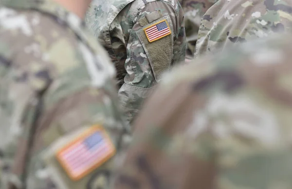 День Ветеранов Американский Солдат Армия Сша Вооружённые Силы Сша Вооружённые — стоковое фото