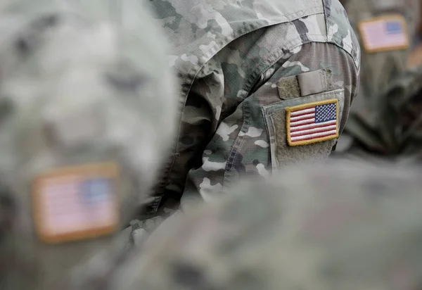 Ημέρα Βετεράνων Αμερικανός Στρατιώτης Στρατός Των Ηπα Ένοπλες Δυνάμεις Των — Φωτογραφία Αρχείου