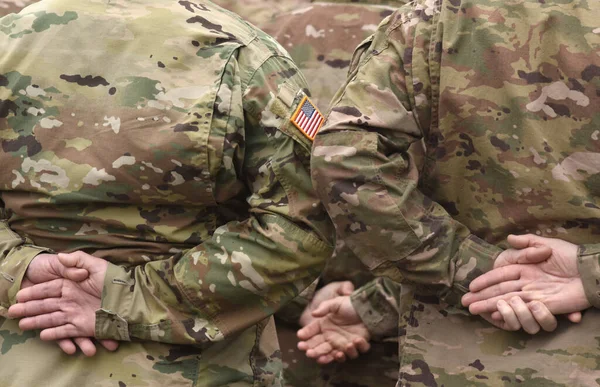 군인의 미군이다 육군이다 미국의 기념식 — 스톡 사진
