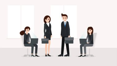 Ofisteki iş adamları