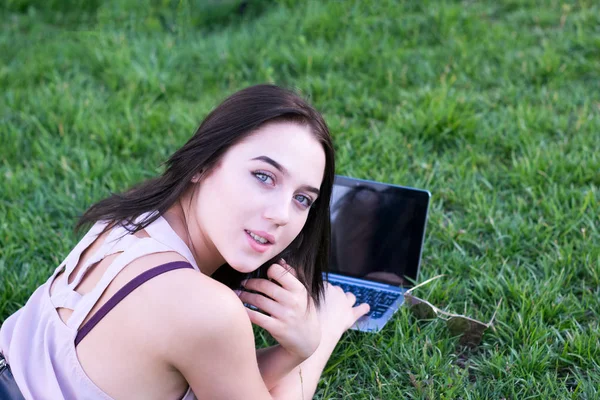 Charming eyes of cute lady — Stock Photo, Image