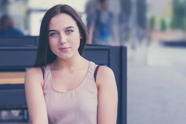 Outside picture of charming model — Stock Photo, Image